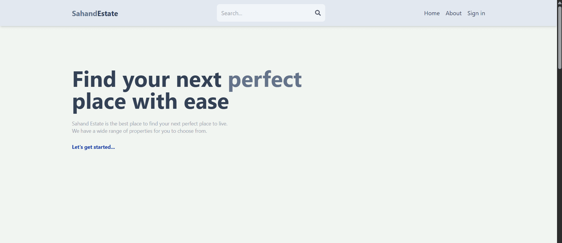 Real Estate Web Application